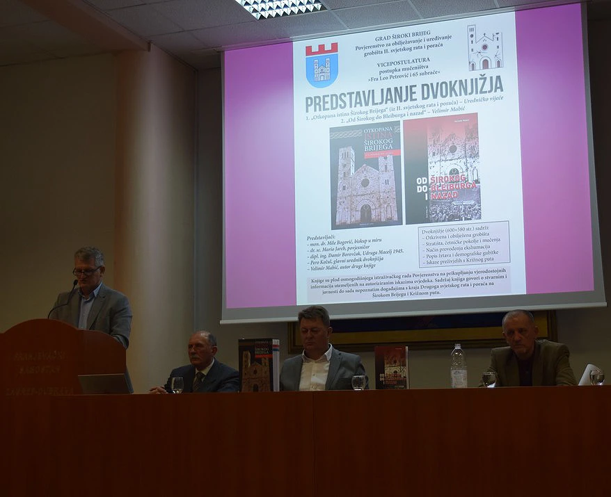 U Zagrebu predstavljene knjige ''Otkopana istina Širokog Brijega'' i ''Od Širokog do Bleiburga i nazad''