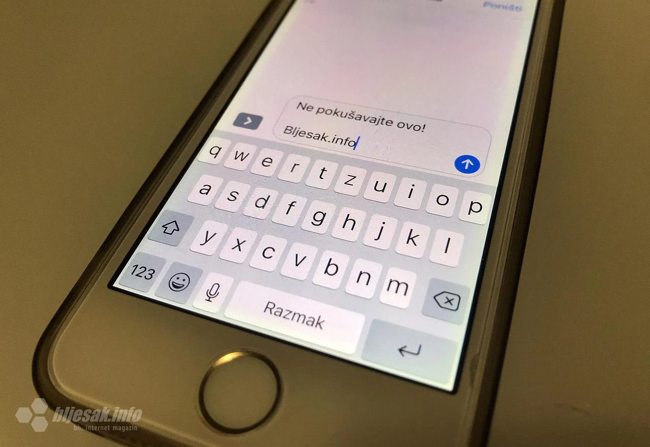 Ponovno je moguće blokirati iPhone običnom porukom