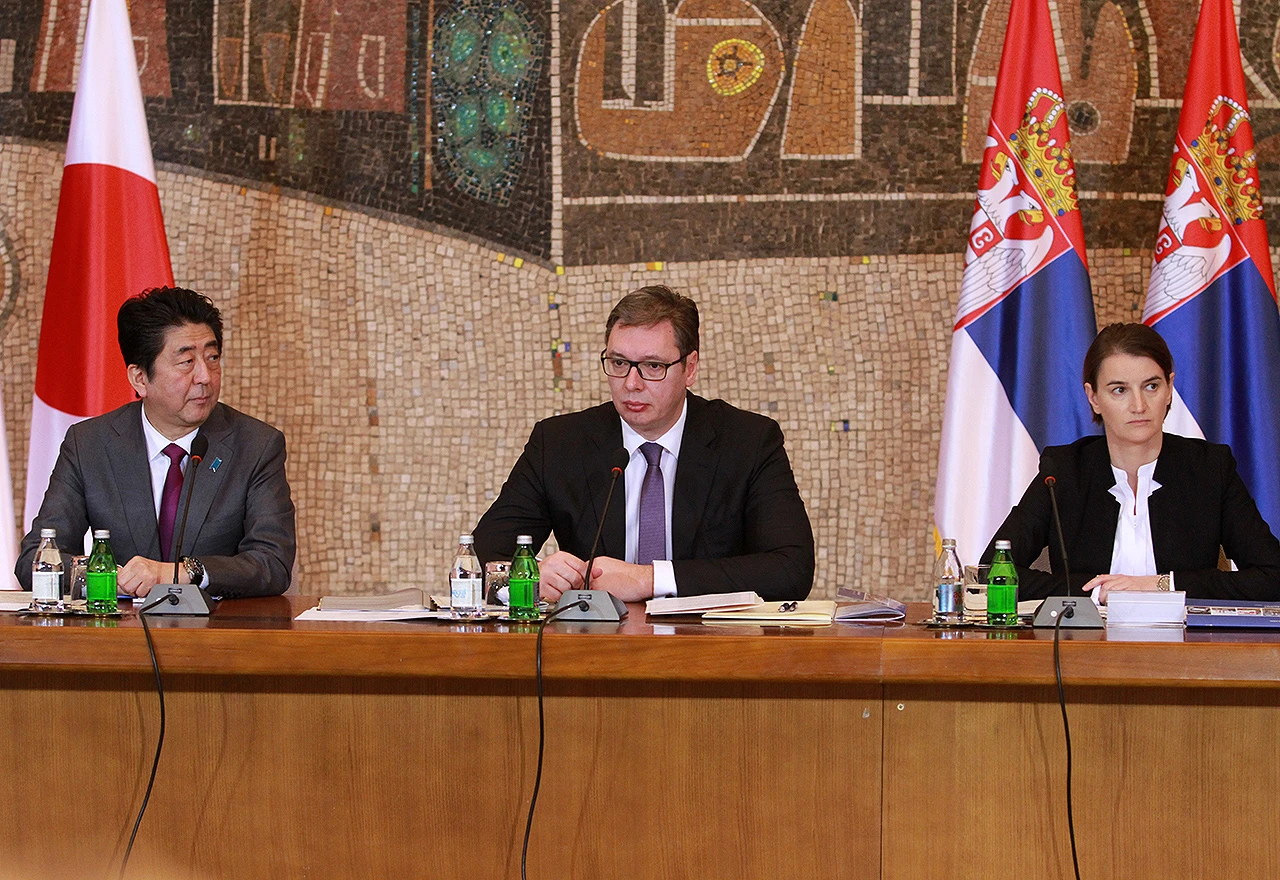 Japanski premijer Abe stigao je u dvodnevni posjet Beogradu