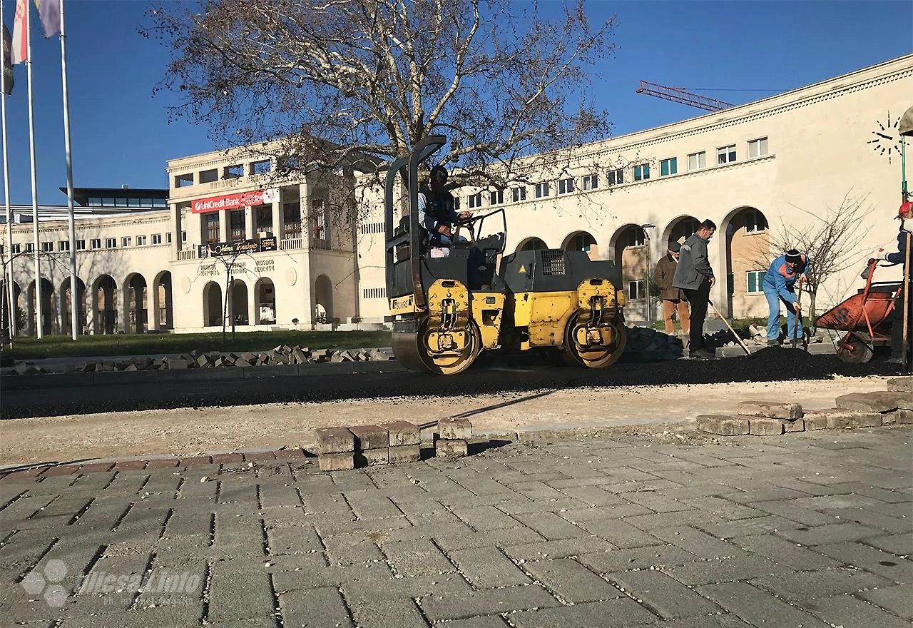Mostar: Stigao asfalt, uskoro puštanje prometnice u promet