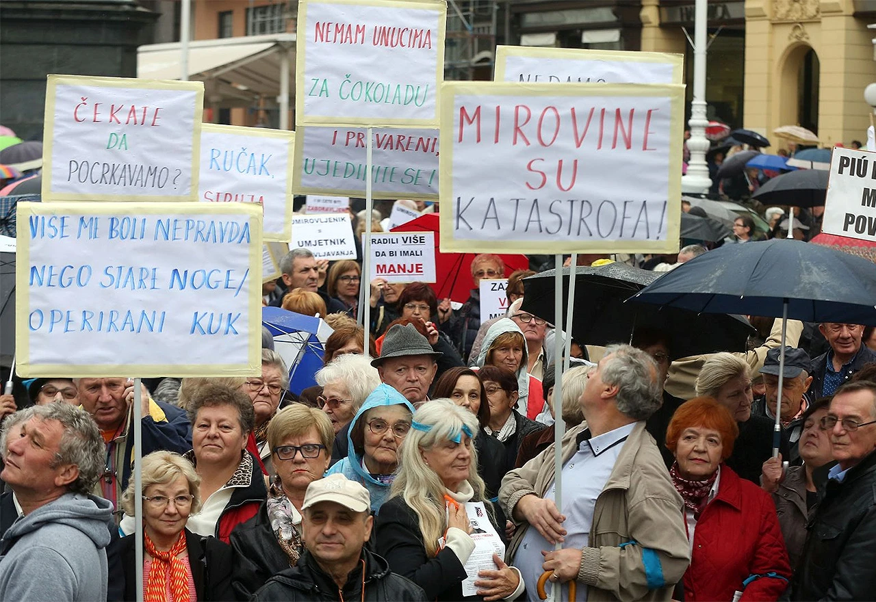 Ukoliko ne bude zakona i povećanja mirovina, 100.000 umirovljenika izlazi na ulice