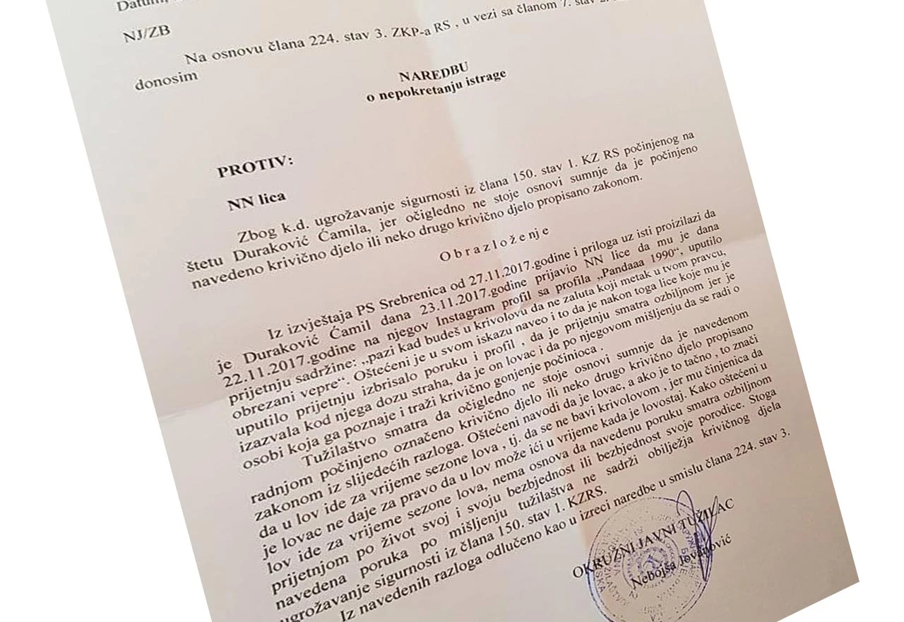 Prijetnja ubojstvom: Nevjerojatna izjava tužiteljstva