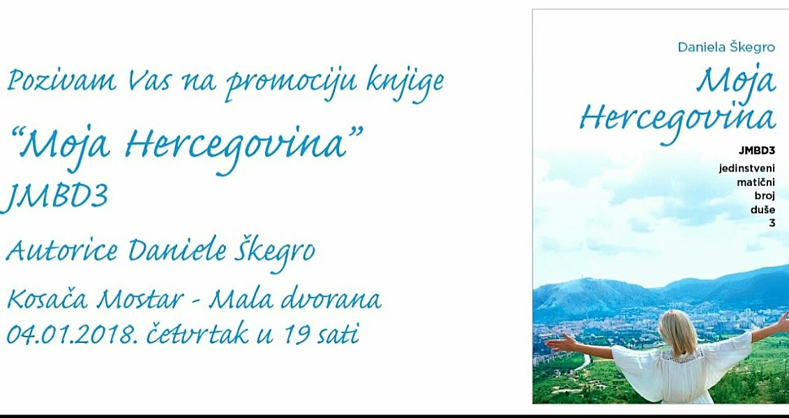 Promocija knjige poezije Moja Hercegovina Daniele Škegro