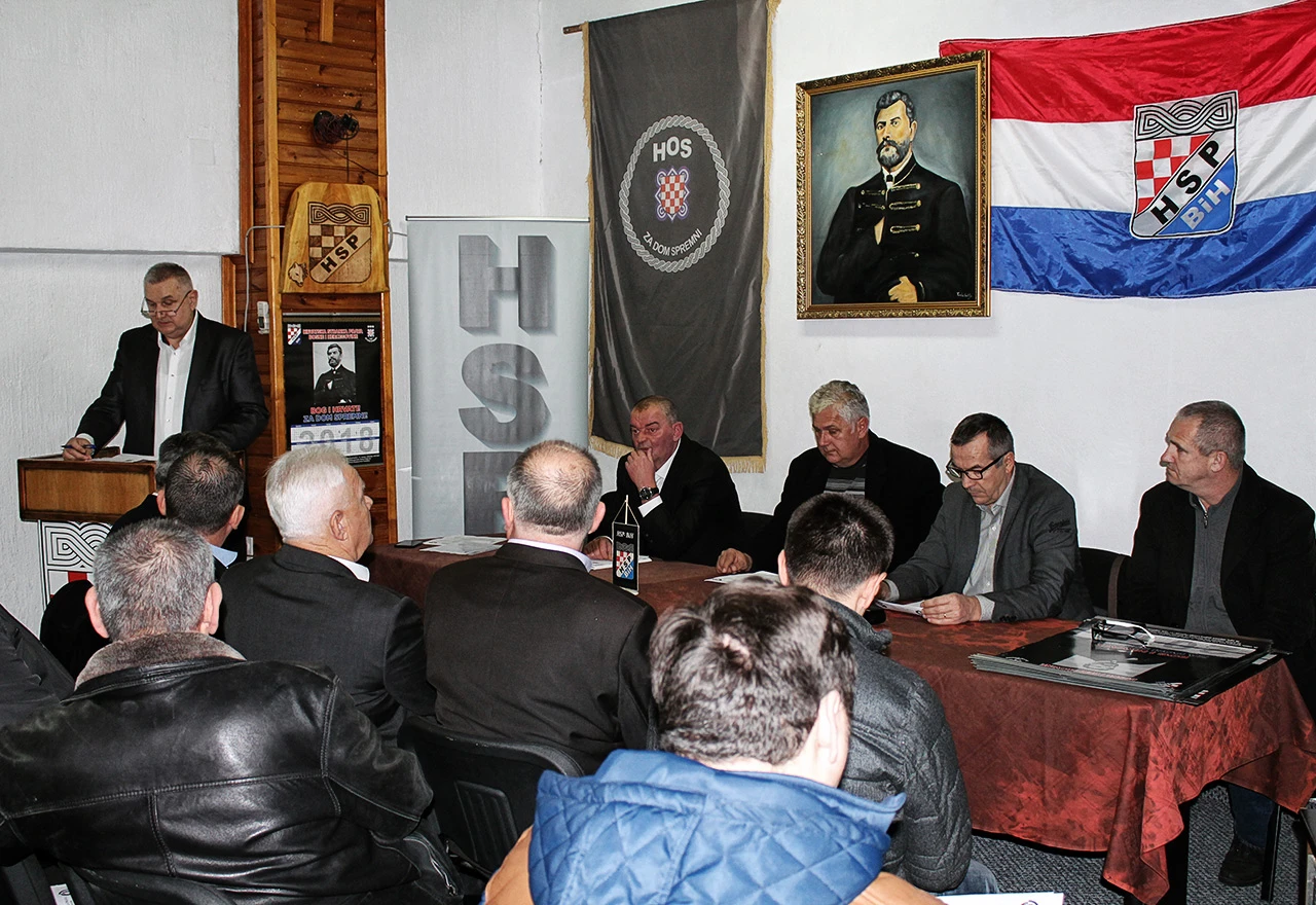 Petar Milić jednoglasno izabran za predsjednika podružnice HSP-a BiH Mostar
