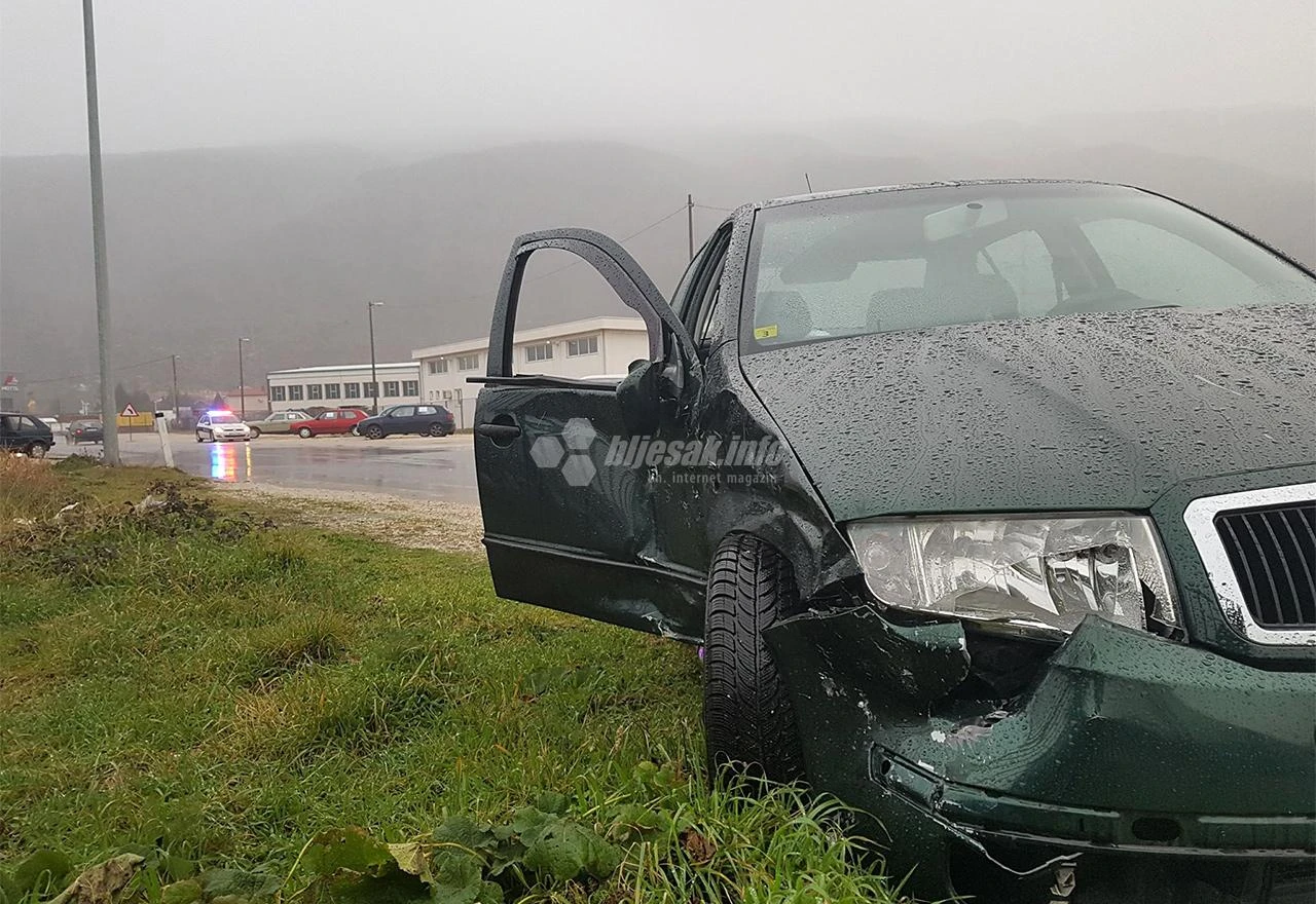 Mostar: Dvije osobe ozlijeđene u prometnoj nesreći