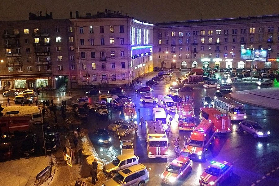 Velika eksplozija u centru Sankt Peterburga!