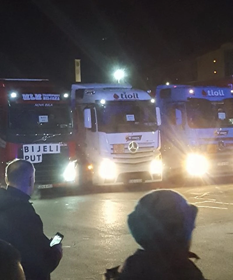 Kamioni krenuli na ''Bijeli put'' od Novog Travnika do Nove Bile
