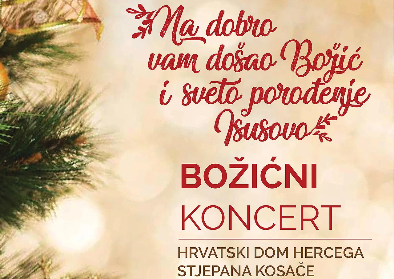  U petak božićni koncert Akademskog zbora Pro musica i Tamburaškog orkestra Mostar