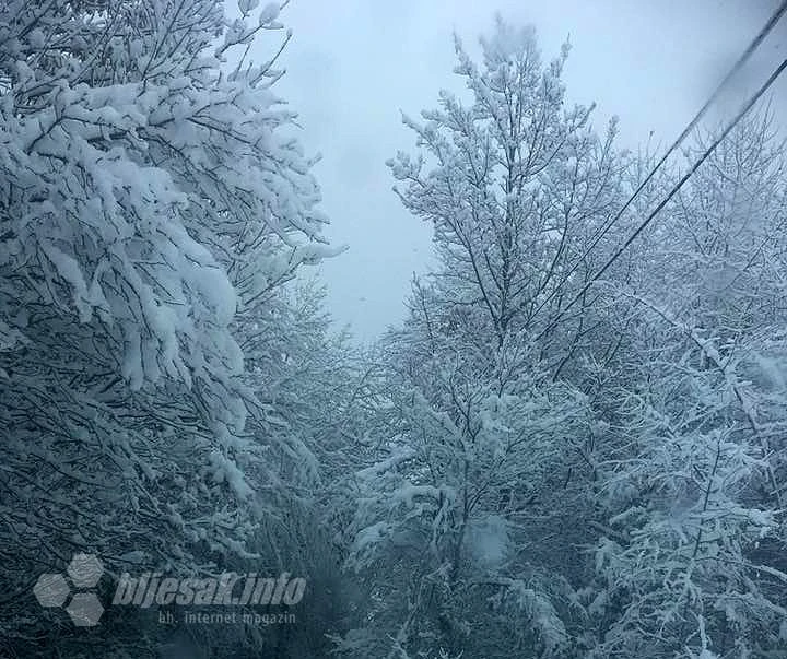 Za Hercegovinu najavljeni susnježica i snijeg