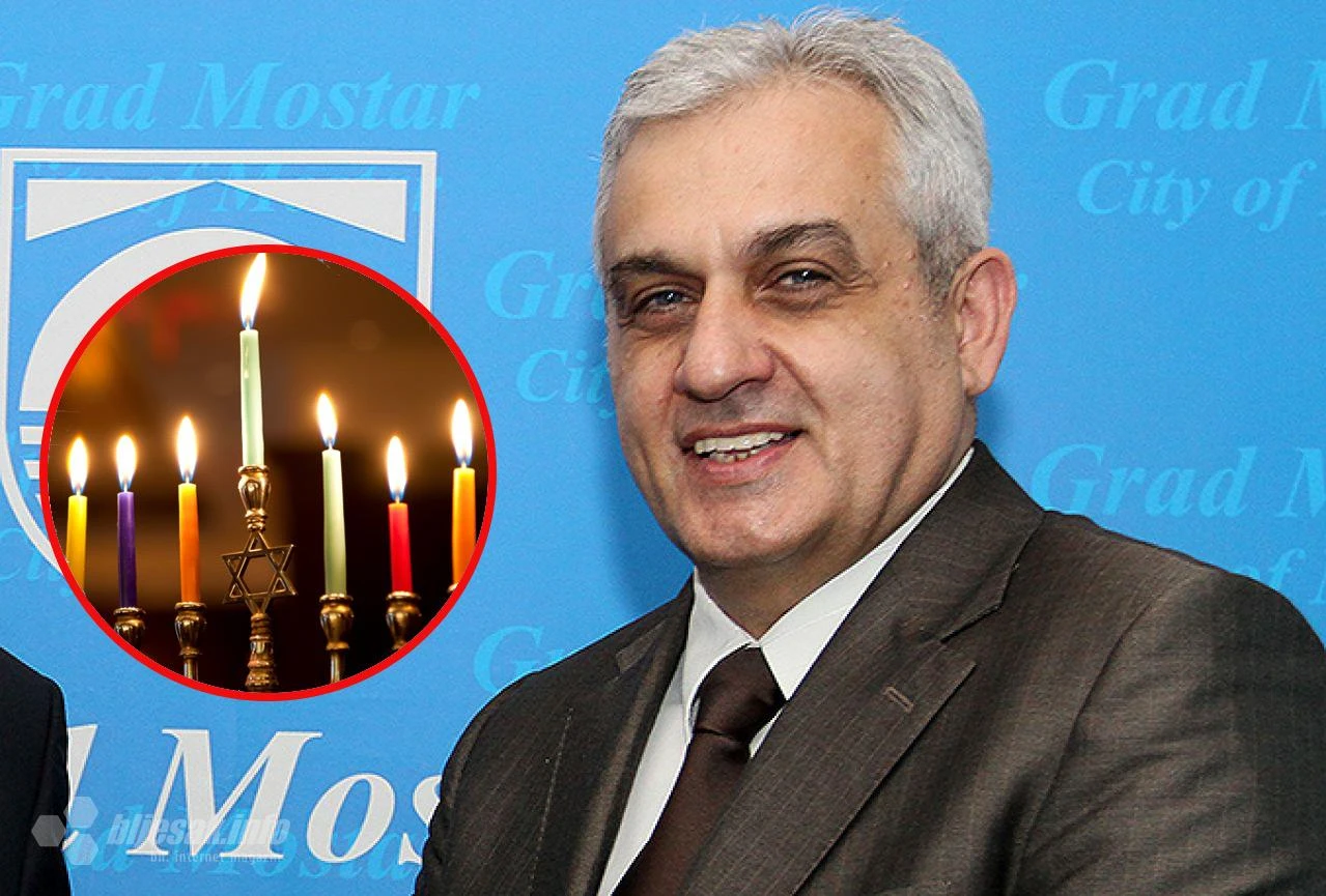 Ljubo Bešlić čestita Hanuku