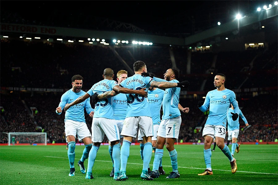City slavio na Old Traffordu