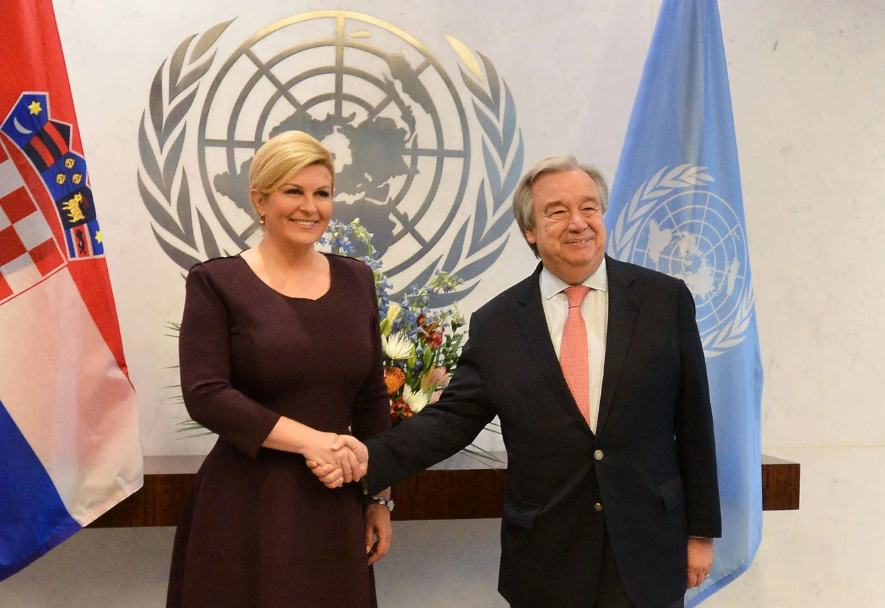 Grabar-Kitarović i Guterres: Presude za zločine su presude pojedincima