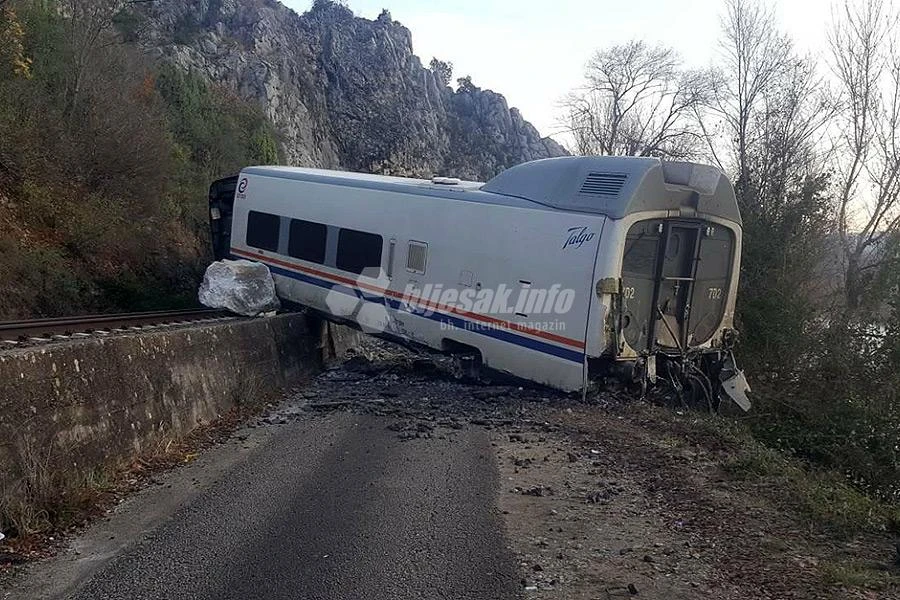 Čapljina: Blokada prometa nakon željezničke nesreće 