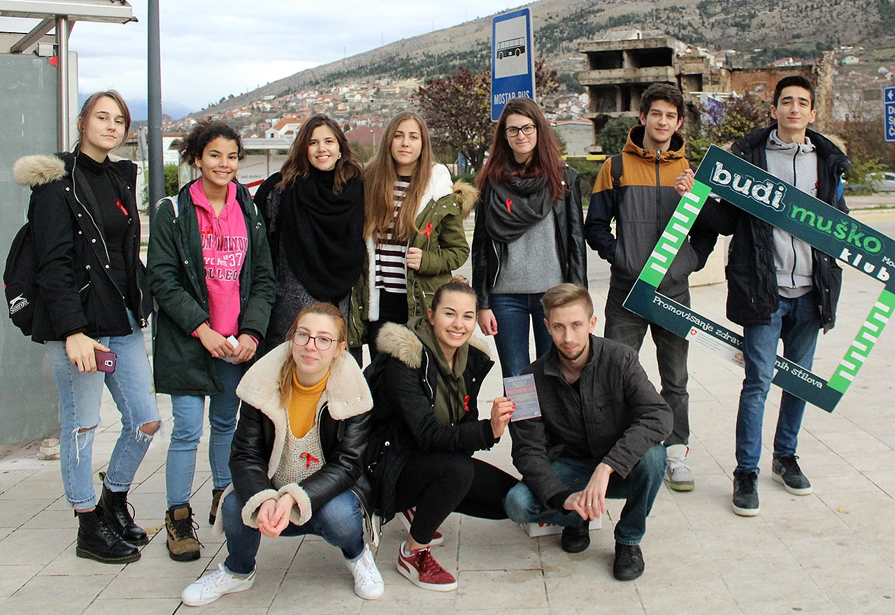 Mostarci obilježili Svjetski dan borbe protiv AIDS-a