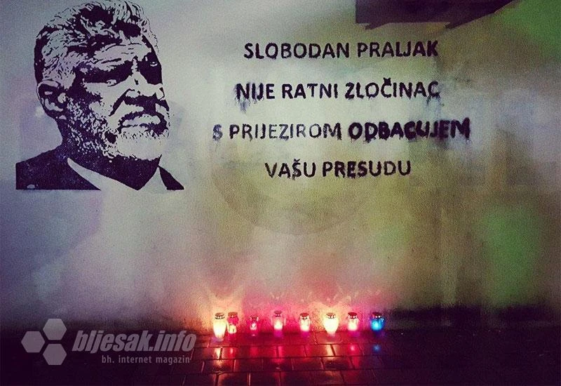 U Čapljini osvanuo mural podrške generalu Praljku