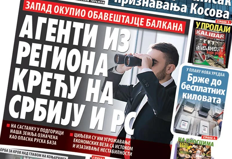 Novo zveckanje: Tajne službe dogovorile napad na Srbiju i RS