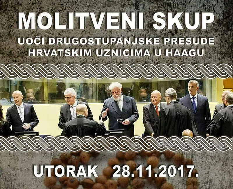 U Mostaru molitveni skup uoči presude hrvatskim uznicima