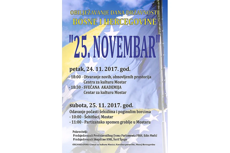 Mostar dva dana obilježava Dan državnosti