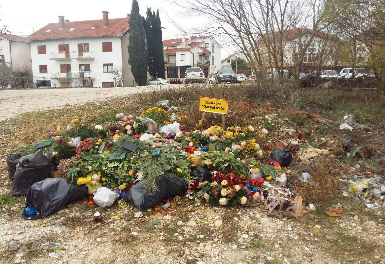 Široki Brijeg: Tablu s natpisom ''Zabranjeno odlaganje smeća!'' zatrpali - smećem