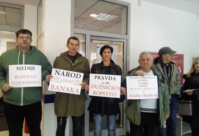 Duvnjaci prosvjedovali zbog ''dužničkog ropstva zbog švicarca''