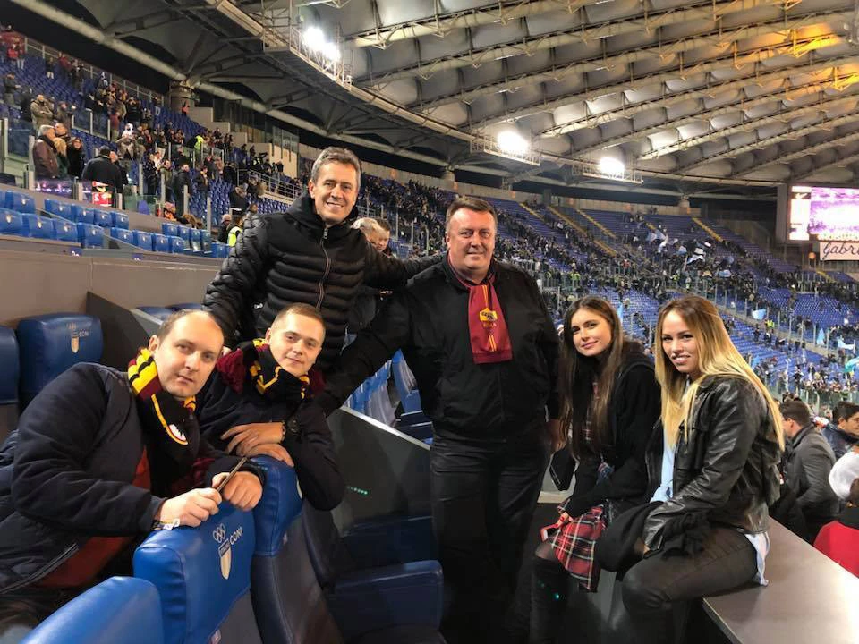 Edin Džeko na derbiju protiv Lazija ugostio popularnog pjevača
