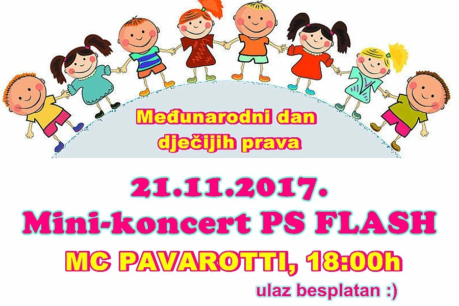 Mostar: Druženje i mini koncert povodom Međunarodnog dana dječjih prava