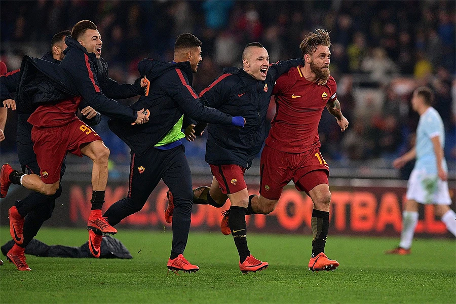 Roma zaustavila Lazio, Napoli nadigrao Milan