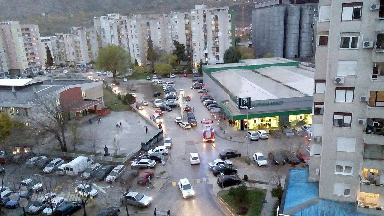 Mostar: Brzom intervencijom spriječen veći požar u Bingu