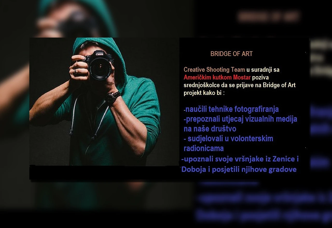 Radionica fotografije i vizualnih medija u Mostaru