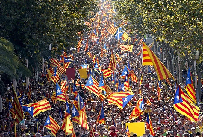 Barcelona: 750.000 prosvjednika traži slobodu za katalonske dužnosnike