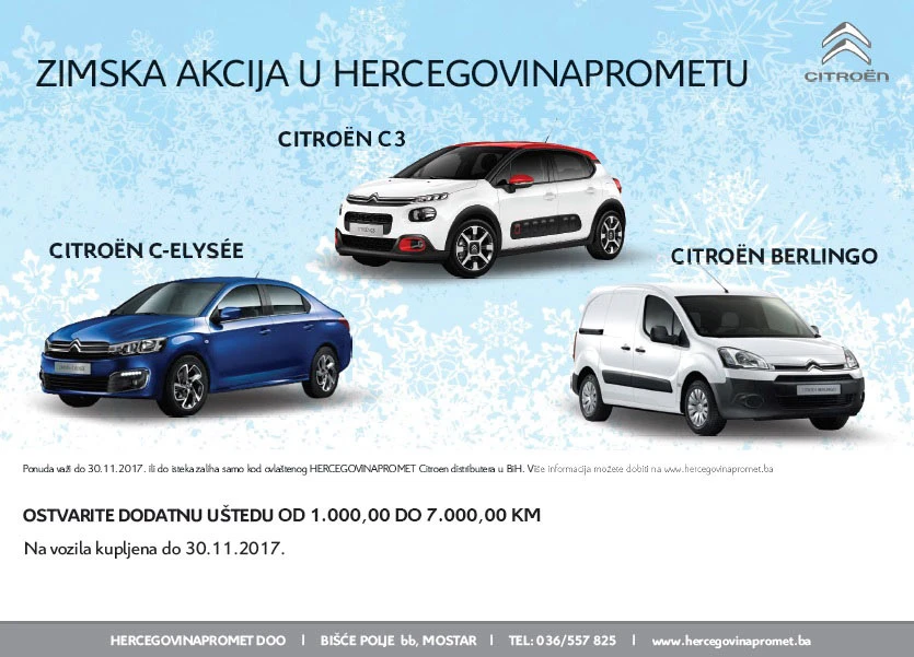 Zimska akcija u Hercegovinaprometu