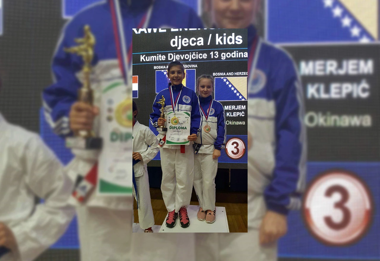 Mostarka Marija Mandić osvojila prvo mjesto na jednom od najjačih karate turnira