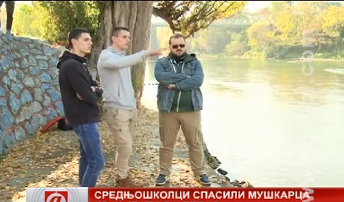 Srednjoškolci izvukli muškarca iz Vrbasa i spasili mu život
