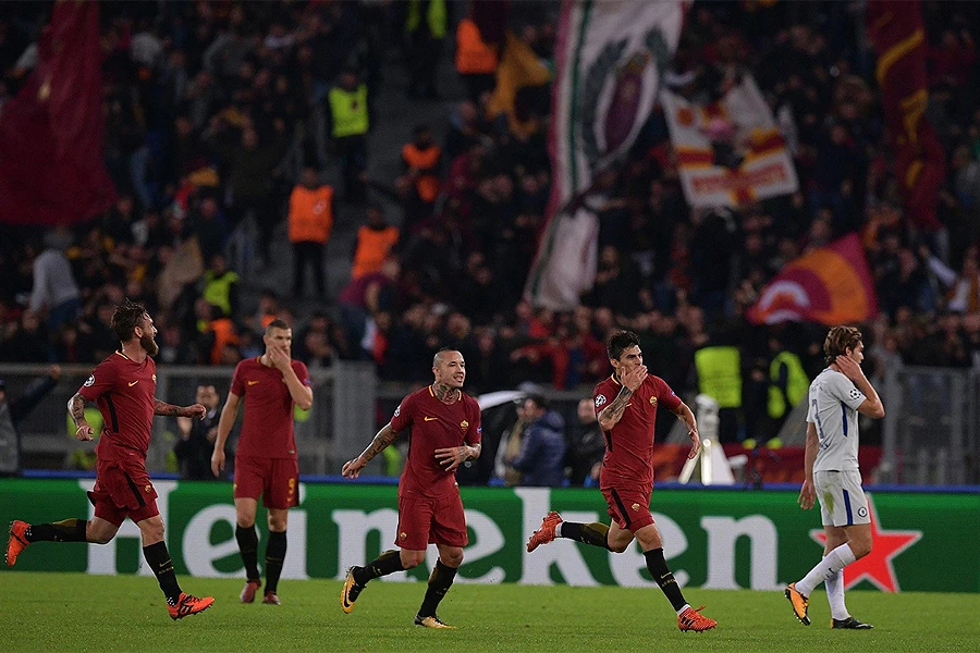 Roma nadigrala Chelsea 3:0, "petarda" PSG-a