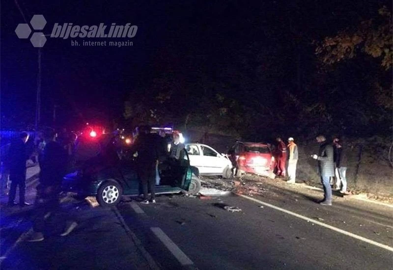 Konjic: Više ozlijeđenih u teškoj prometnoj nesreći