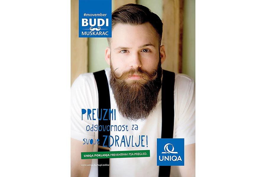 Budi muškarac – pusti brkove i preuzmi odgovornost za svoje zdravlje!