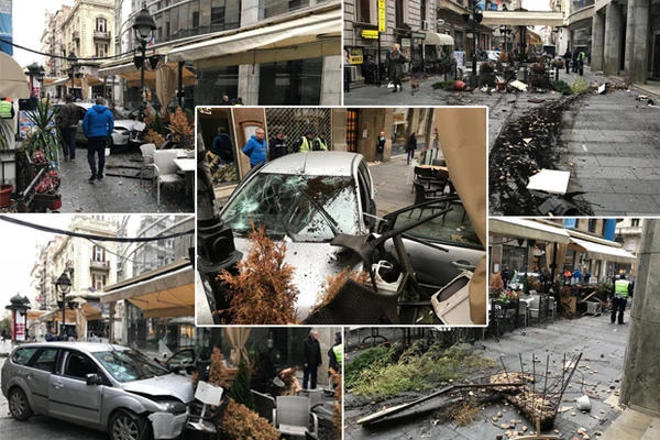 Uhićen vozač automobila koji je ozlijedio djevojku u središtu Beograda