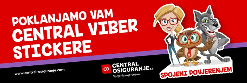 Zabavnija komunikacija uz stickere Central osiguranja!