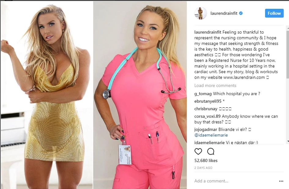 Najseksi medicinska sestra Instagrama otkrila svoje tajne