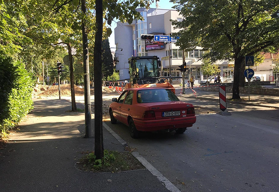 Radovi u Tvrtkovoj ulici i na kružnom toku