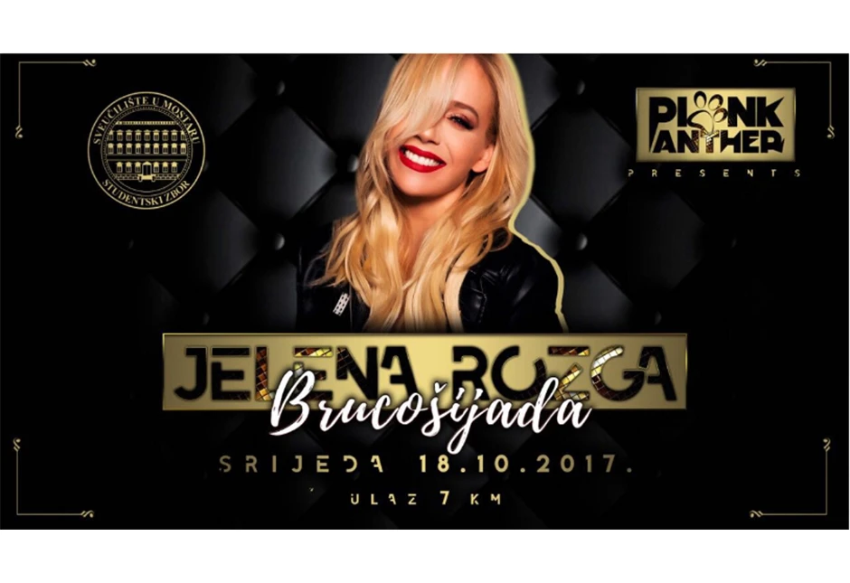 Jelena Rozga pjeva brucošima
