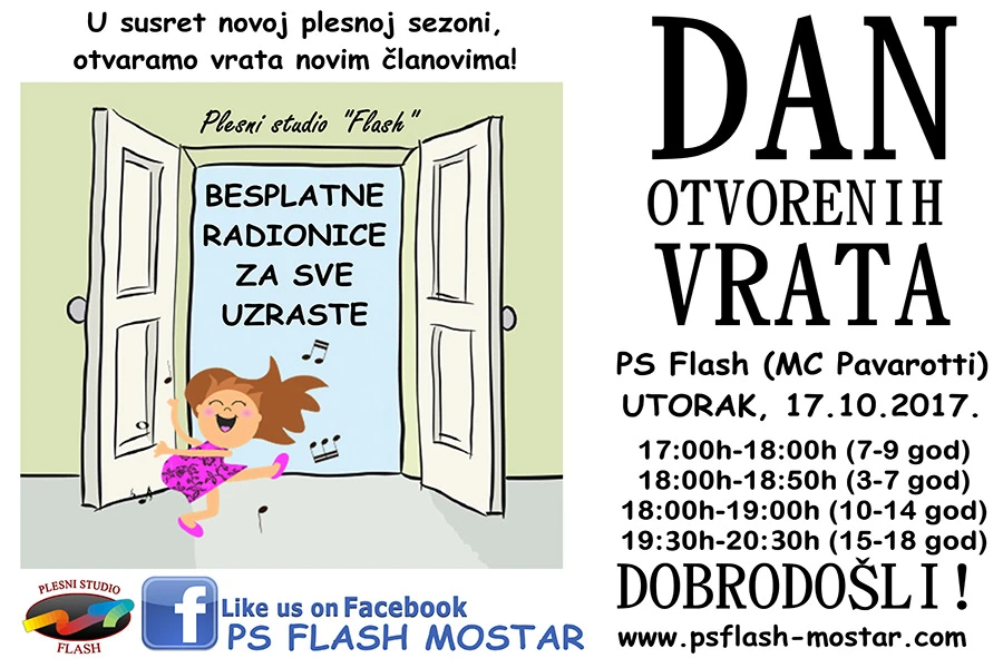 Mostar: Plesači Flasha pozivaju djecu i roditelje na ples