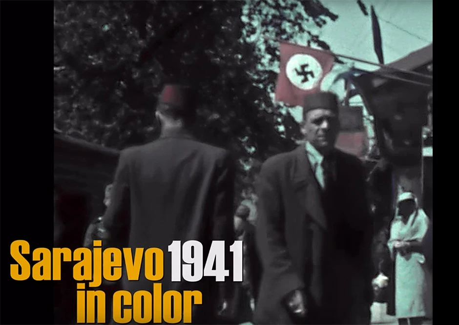 Sarajevo i Baščaršija pod nacističkim zastavama