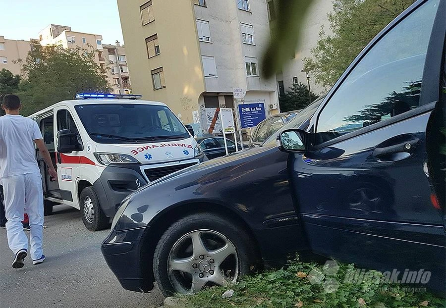 Mostar: Težak sudar Mercedesa i VW Pola