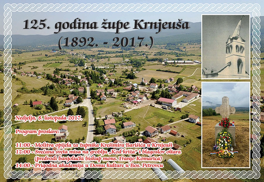 Obilježavanje 125. obljetnice uništene župe Krnjeuša