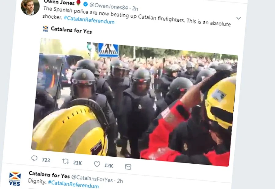 Policija udara i vatrogasce