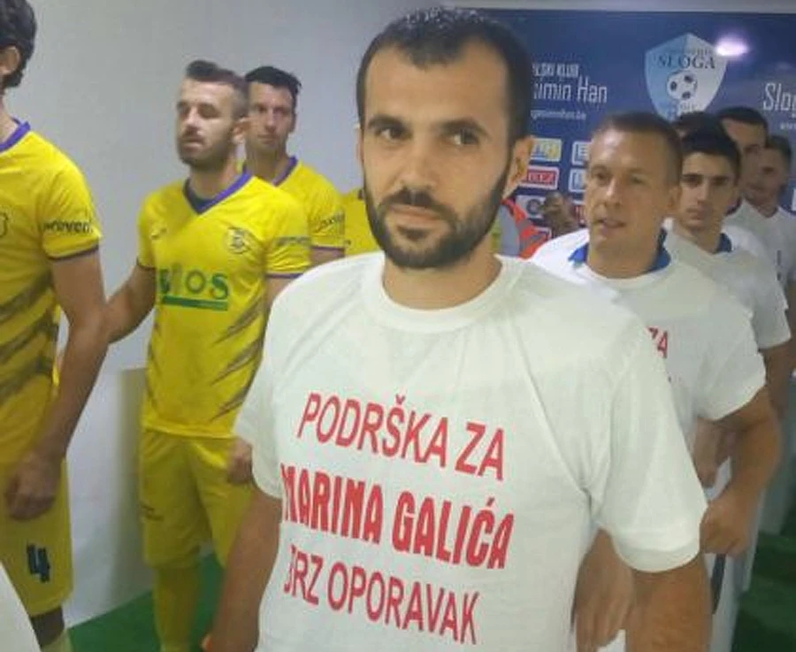 U Simin Hanu poruka podrške ozlijeđenom igraču Zrinjskog