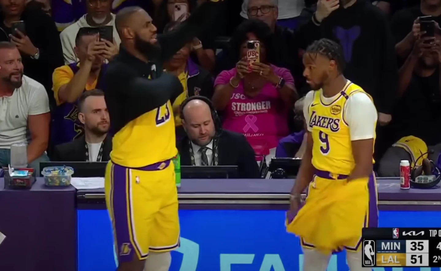 VIDEO I LeBron: Trenutak kad smo ušli u igru nikad neću zaboravit