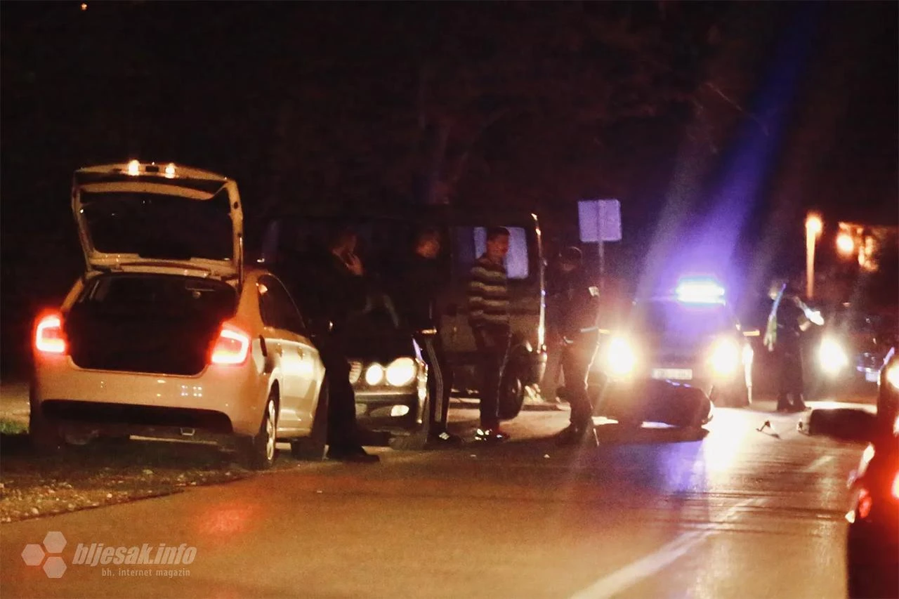 Mostar: Motorist se zabio u policajca, obojica ozlijeđeni