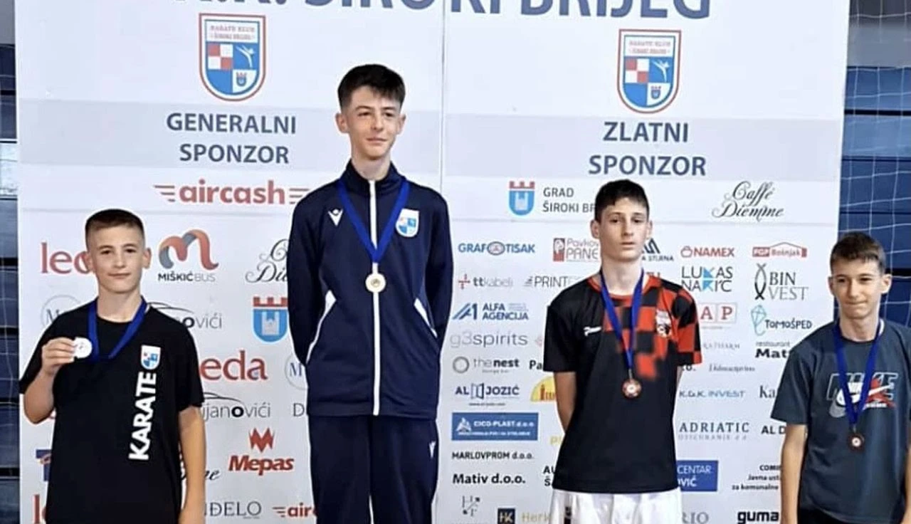 Karate klub Široki Brijeg najuspješniji klub na Ligi Hercegovine